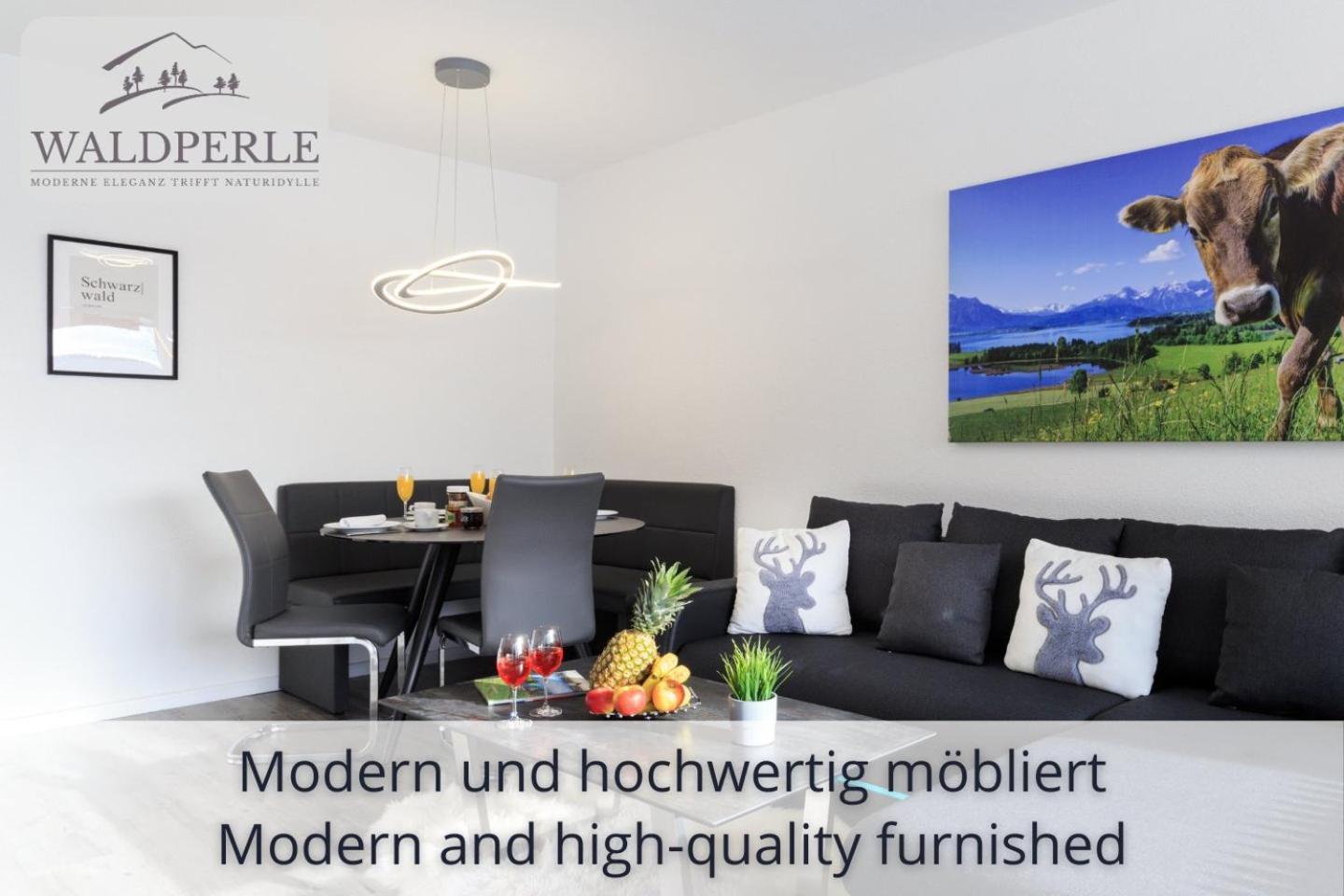 Apartment Bellevue mit Indoor-Pool, Sauna und Tennisplatz Schonach im Schwarzwald Exterior foto